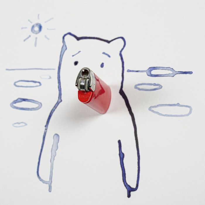 Creative Drawings Completed Using Everyday Objects By Christoph Niemann