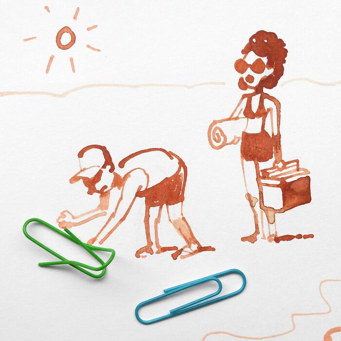 Creative Drawings Completed Using Everyday Objects By Christoph Niemann