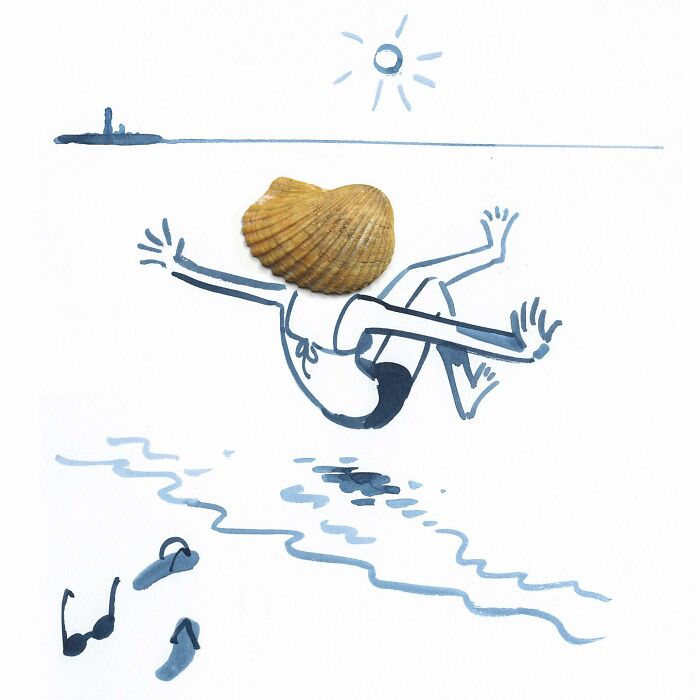 Creative Drawings Completed Using Everyday Objects By Christoph Niemann