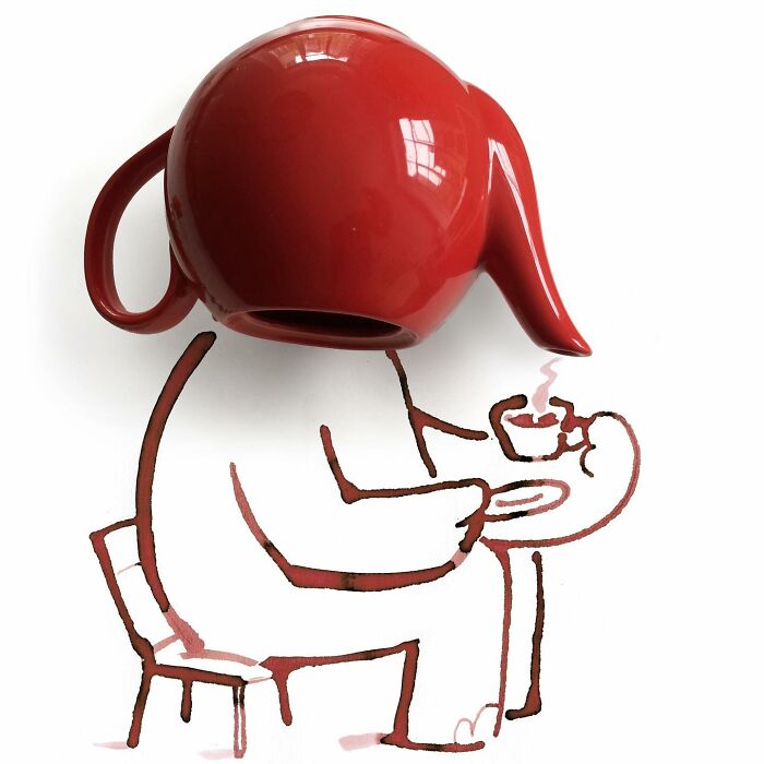 Creative Drawings Completed Using Everyday Objects By Christoph Niemann