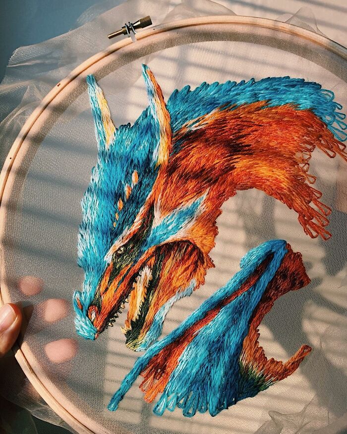 Enter The Incredible World Of 3D Embroidery By Katerina Marchenko (New Pics)