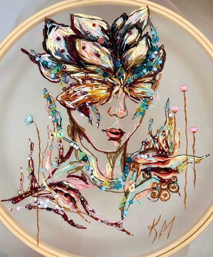 Enter The Incredible World Of 3D Embroidery By Katerina Marchenko (New Pics)