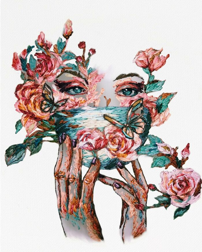 Enter The Incredible World Of 3D Embroidery By Katerina Marchenko (New Pics)