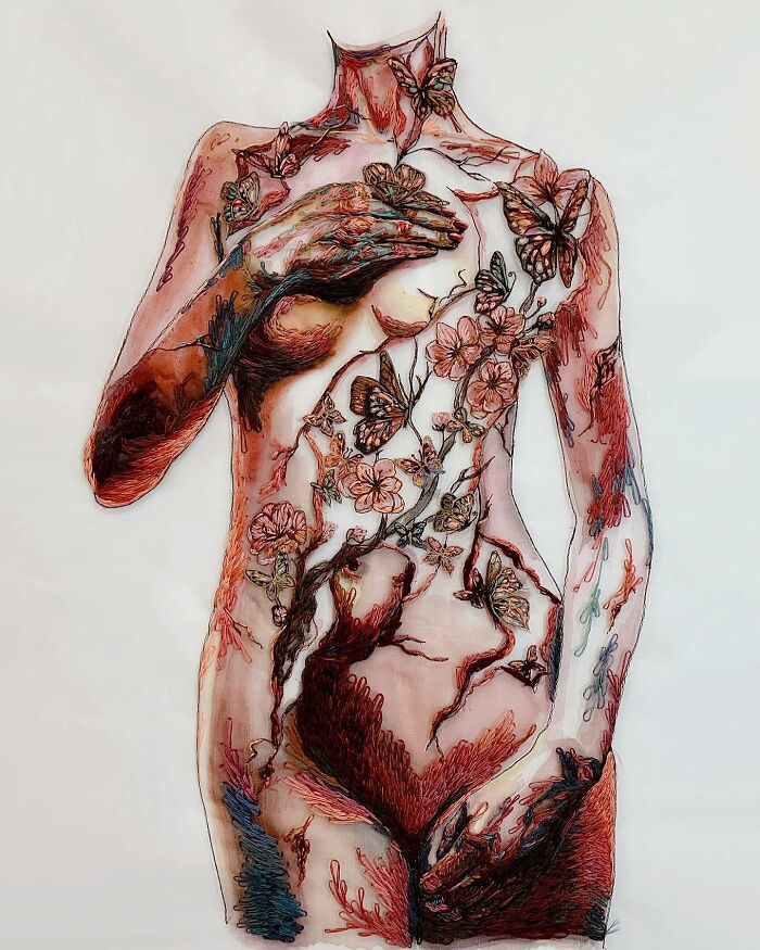 Enter The Incredible World Of 3D Embroidery By Katerina Marchenko (New Pics)