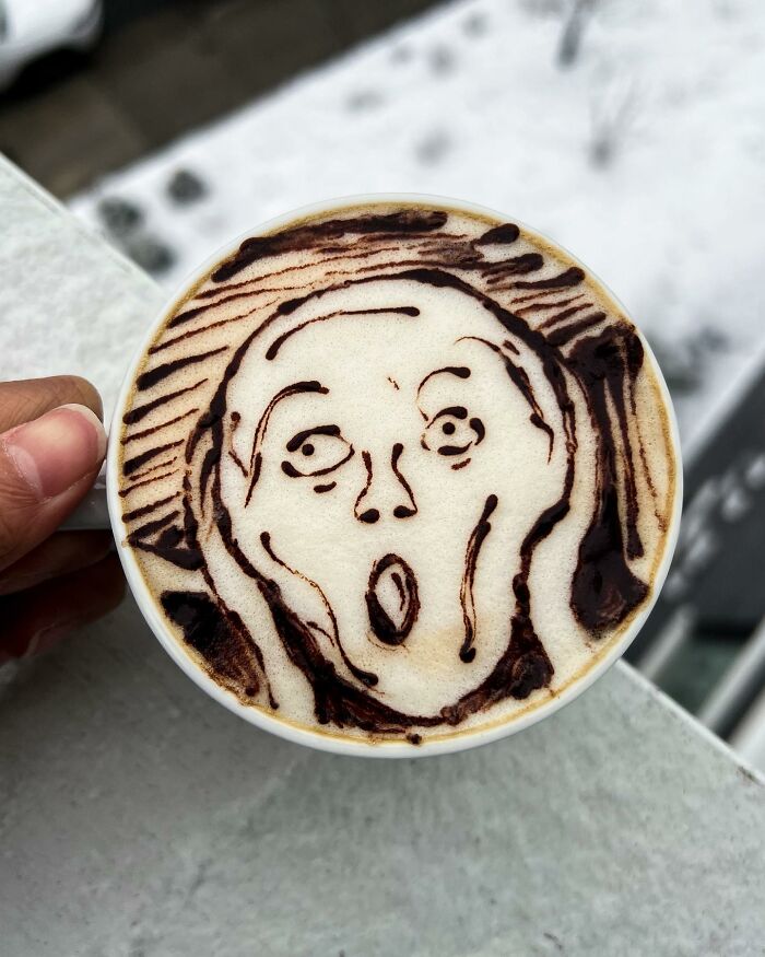 Coffee Foam Creations By Daphne Tan