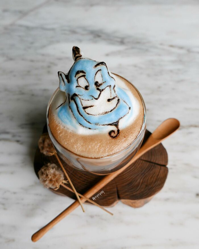 Coffee Foam Creations By Daphne Tan