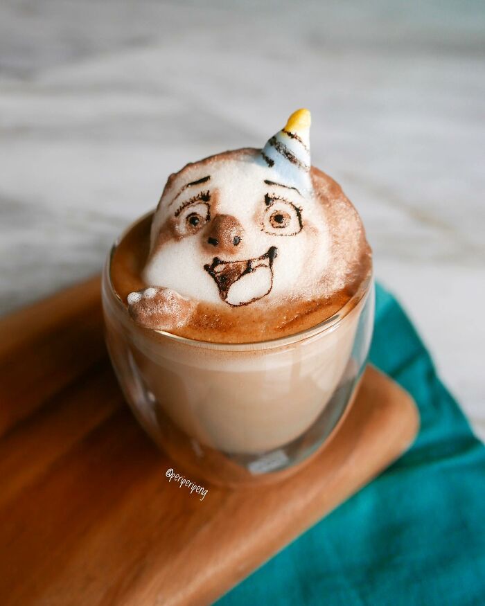 Coffee Foam Creations By Daphne Tan