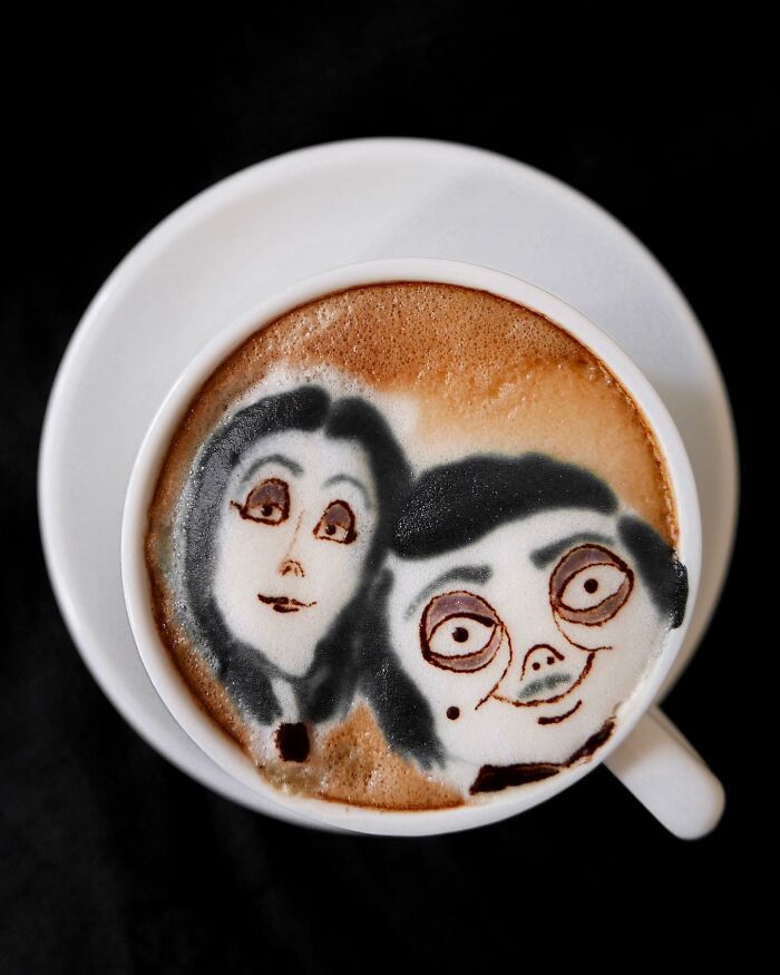 Coffee Foam Creations By Daphne Tan