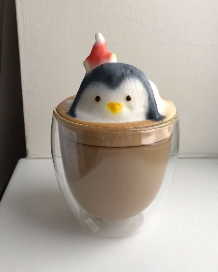 Coffee Foam Creations By Daphne Tan