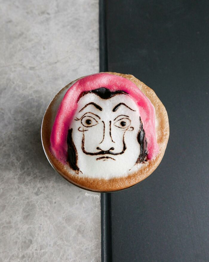 Coffee Foam Creations By Daphne Tan