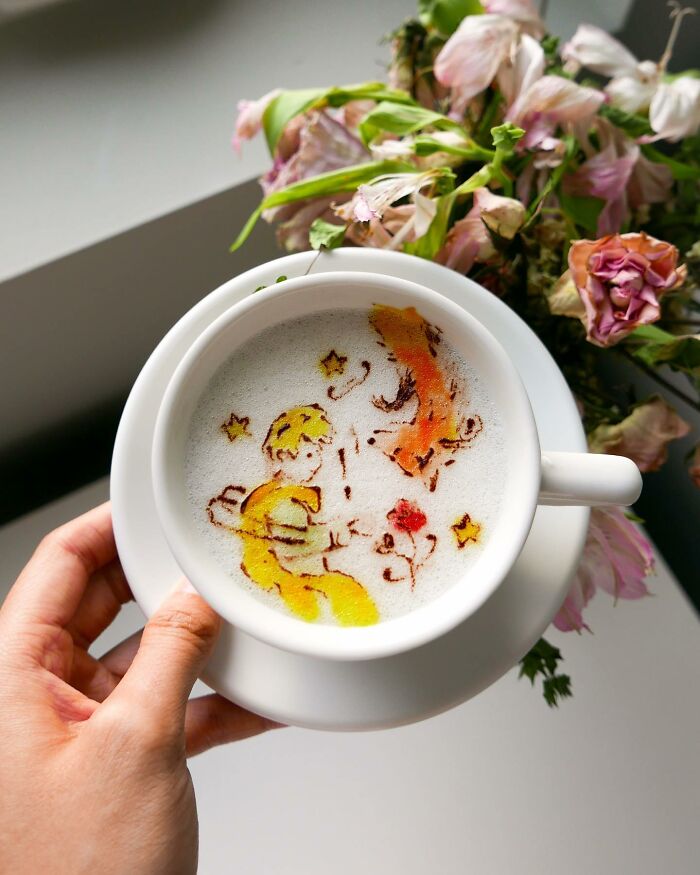 Coffee Foam Creations By Daphne Tan