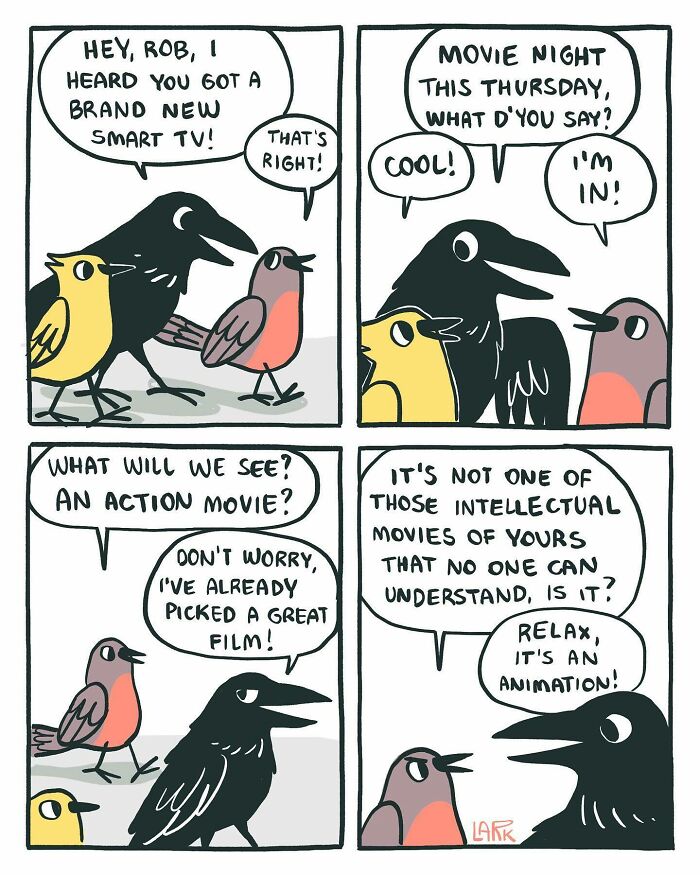 Funny Comics About A Cat Hiring Birds In His Company By This Brazilian Artist (New Pics)