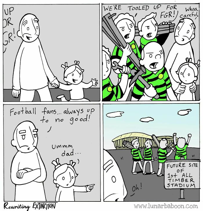 Heartwarming Humor: Inside Chris Grady's Lunarbaboon Comics Universe (New Pics)
