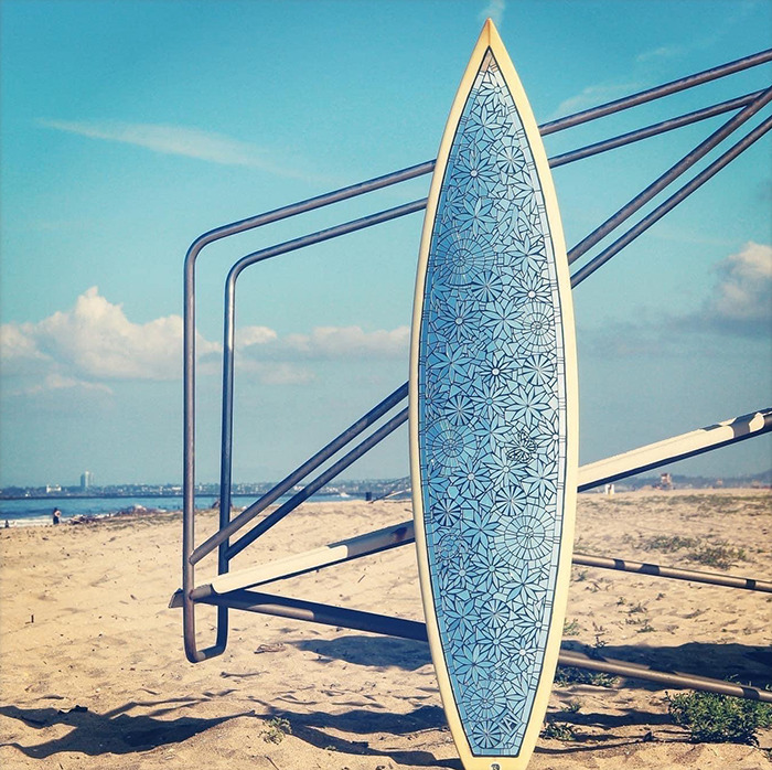 I Am A Mosaic Artist And I Create Contemporary Mosaic Surfboards (24 Pics) - 11