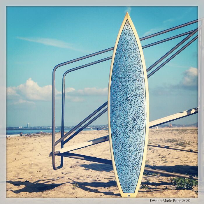 I Am A Mosaic Artist And I Create Contemporary Mosaic Surfboards (24 Pics) - 17