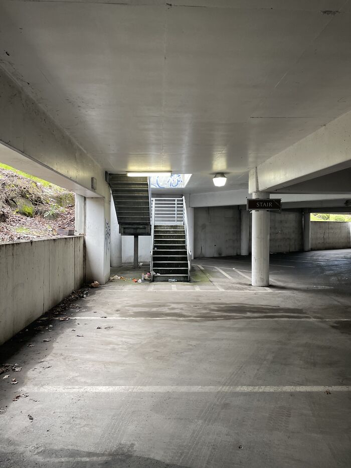 Slow Day At The Mall Parking Lot