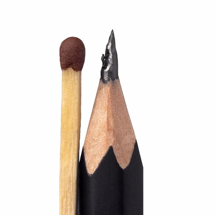 Impressive Miniature Sculptures On The Tip Of A Pencil (New Pics)