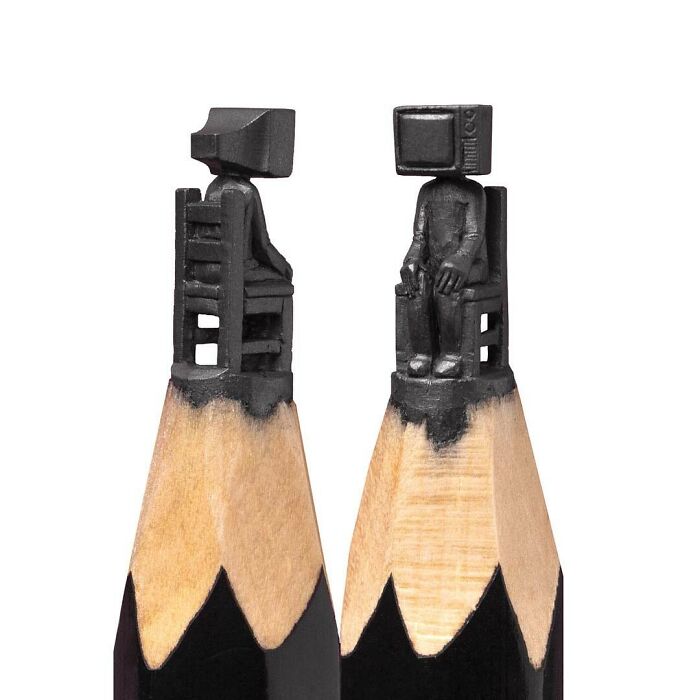 Impressive Miniature Sculptures On The Tip Of A Pencil (New Pics)