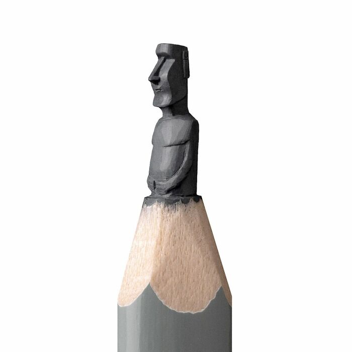 Impressive Miniature Sculptures On The Tip Of A Pencil (New Pics)