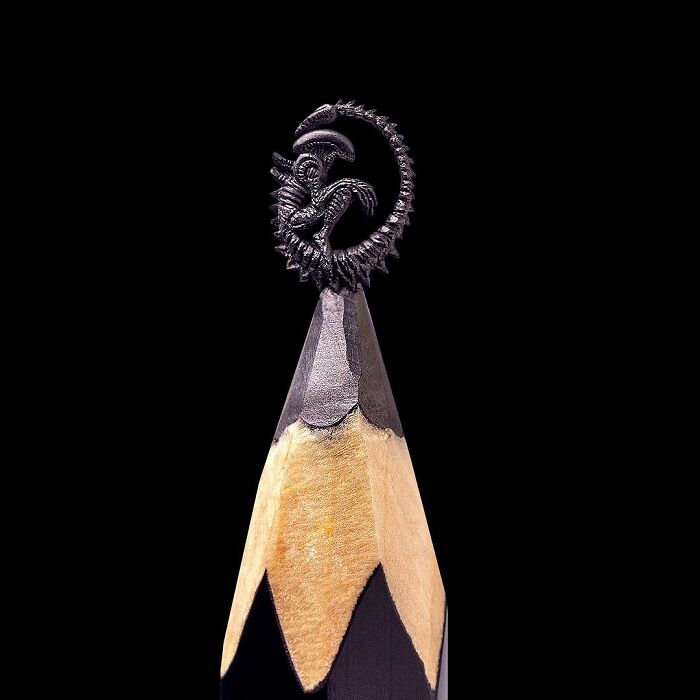 Impressive Miniature Sculptures On The Tip Of A Pencil (New Pics)