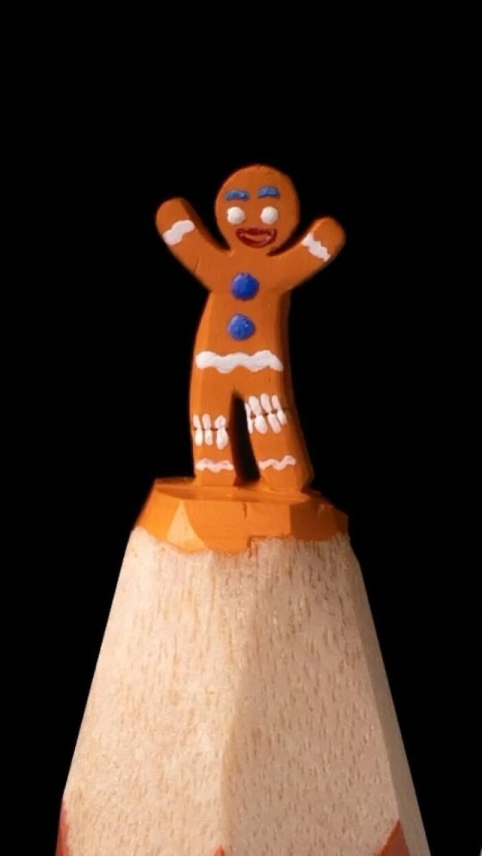 Impressive Miniature Sculptures On The Tip Of A Pencil (New Pics)