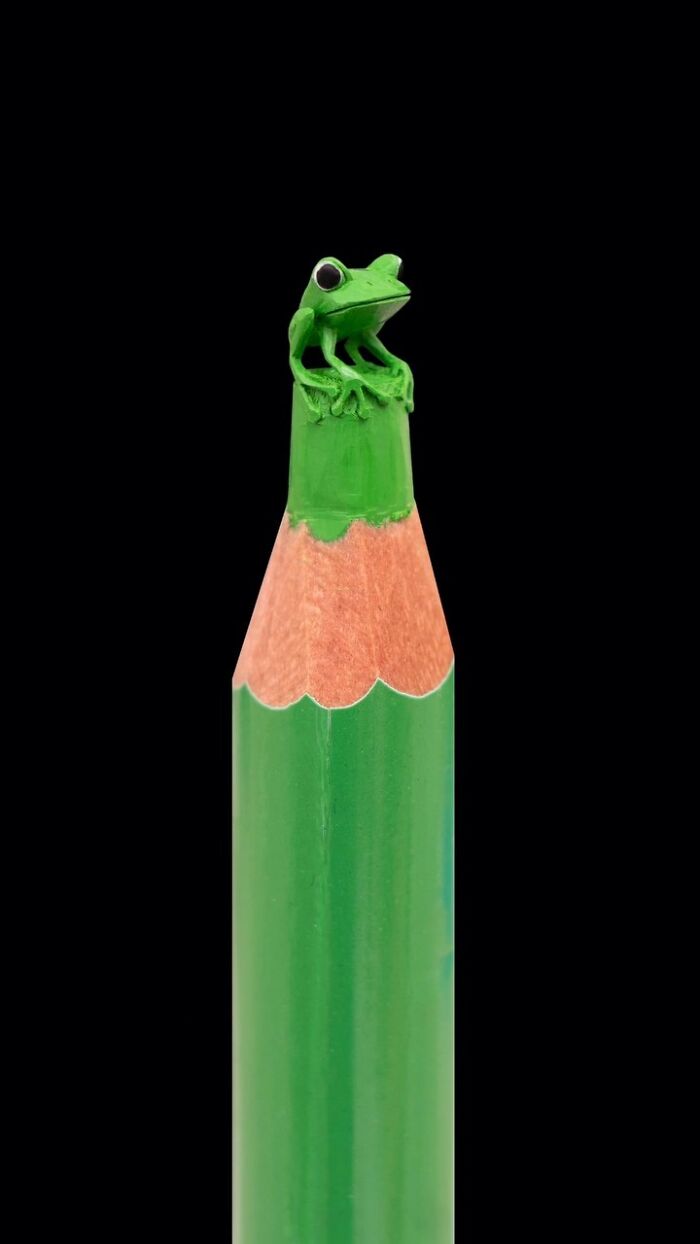 Impressive Miniature Sculptures On The Tip Of A Pencil (New Pics)