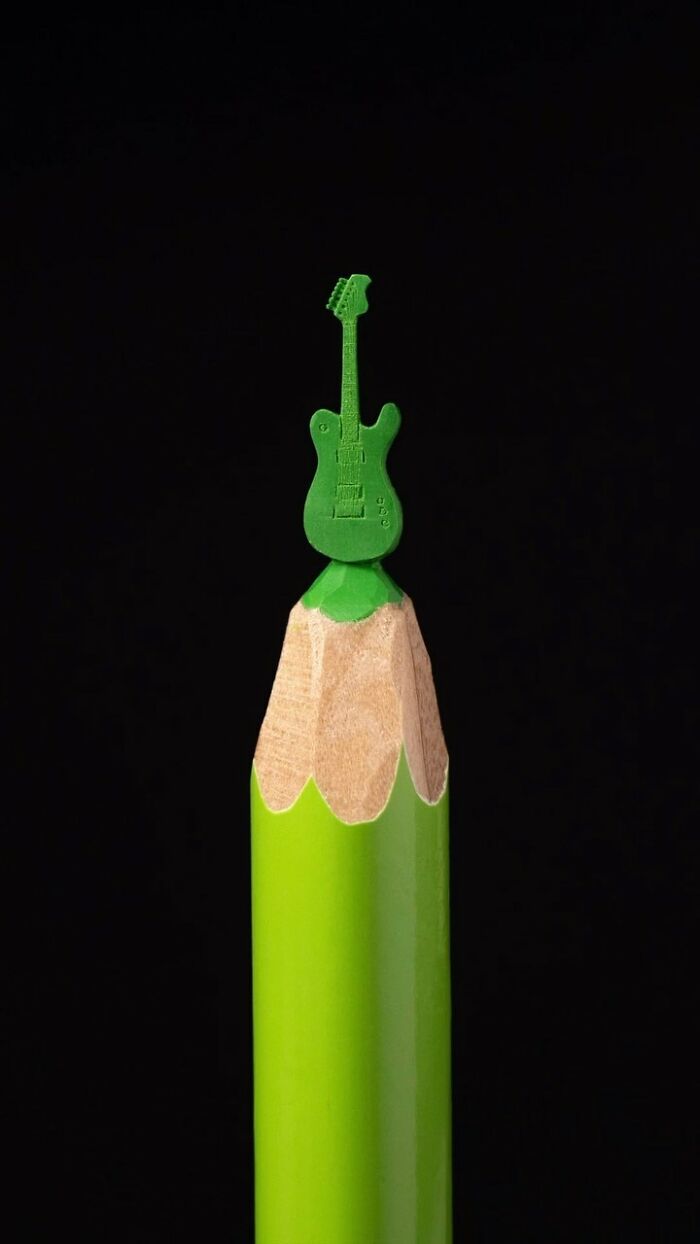 Impressive Miniature Sculptures On The Tip Of A Pencil (New Pics)