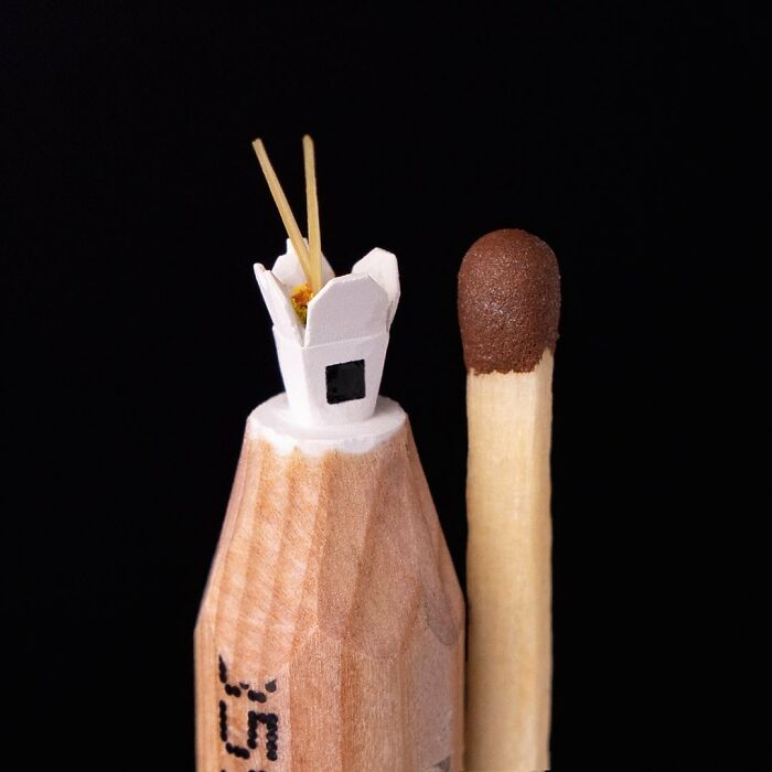 Impressive Miniature Sculptures On The Tip Of A Pencil (New Pics)