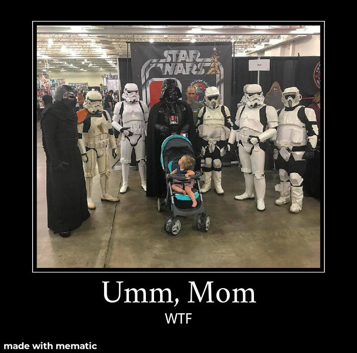 This Picture Is From Comiccon Madison. I'm Also In The Photo As Well. I'm The Biker Scout Next To Darth Vader