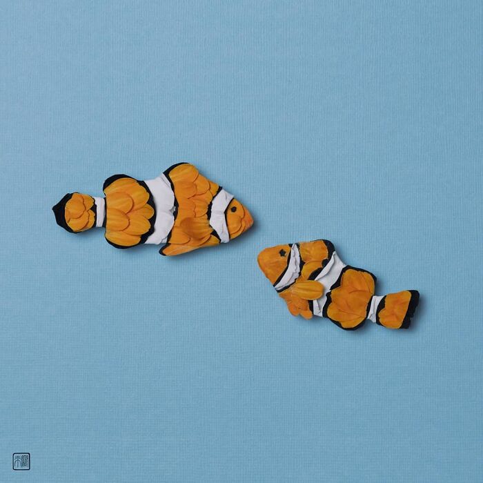 Nature's Palette: Raku Inoue's Delightful Animal Portraits Blossom With Creativity (New Pics)