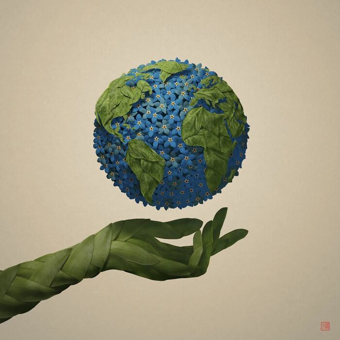 Nature's Palette: Raku Inoue's Delightful Animal Portraits Blossom With Creativity (New Pics)