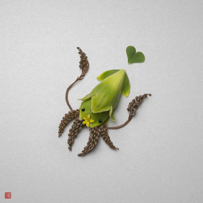 Nature's Palette: Raku Inoue's Delightful Animal Portraits Blossom With Creativity (New Pics)