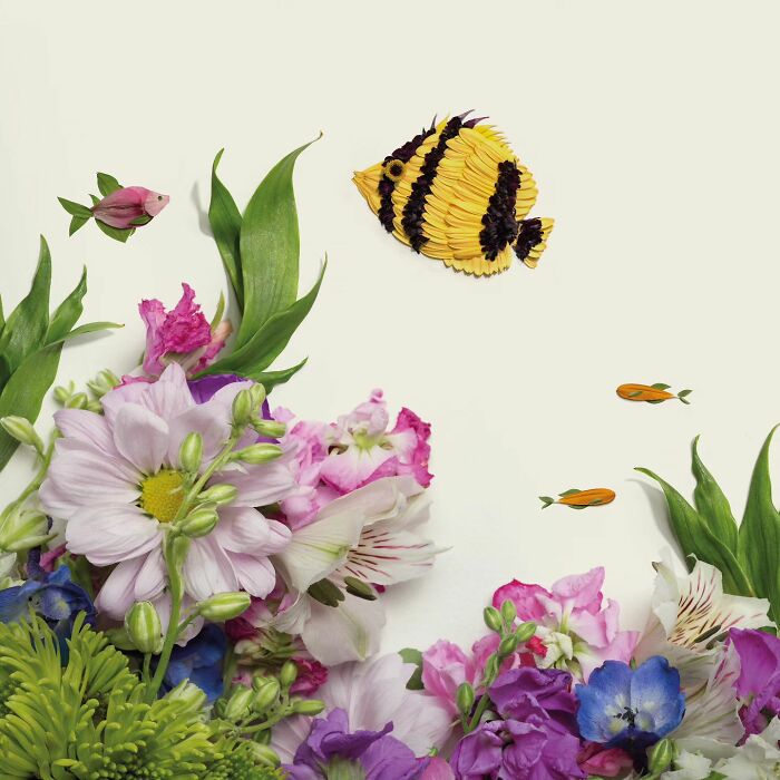 Nature's Palette: Raku Inoue's Delightful Animal Portraits Blossom With Creativity (New Pics)