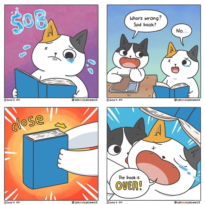 Cat & Cat Comics By Susie Yi