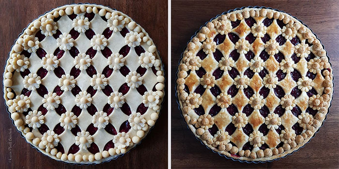 Karin Pfeiff Boschek Stunning Pie Crust Designs Before And After
