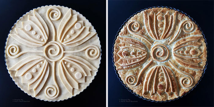 Karin Pfeiff Boschek Stunning Pie Crust Designs Before And After