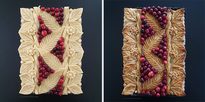 Karin Pfeiff Boschek Stunning Pie Crust Designs Before And After