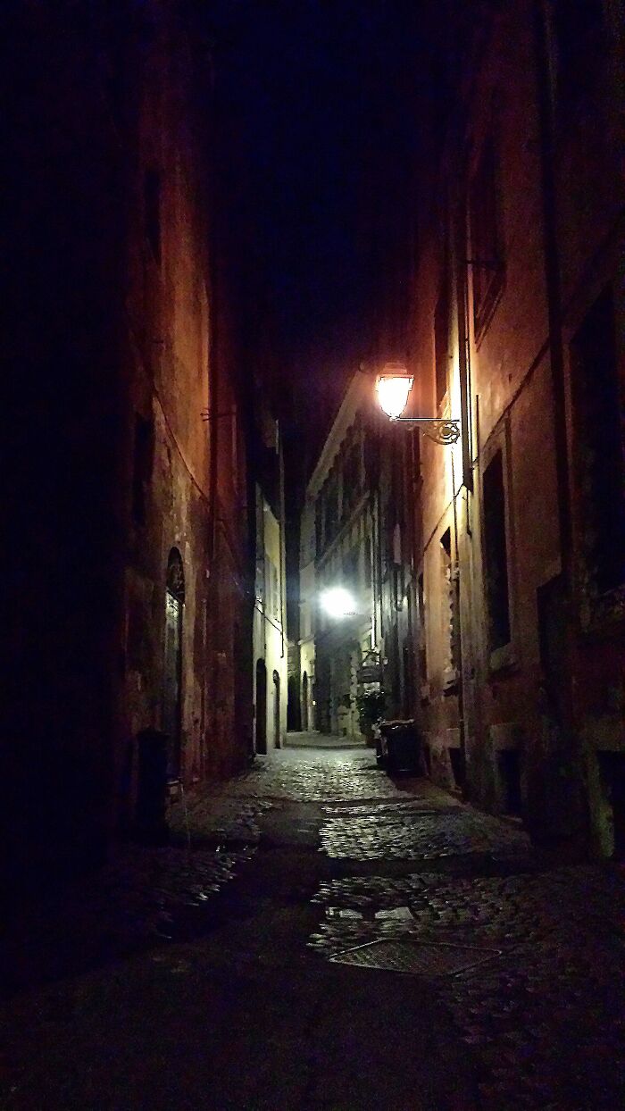 From Poland To Rome. The Capital Of Italy By Night