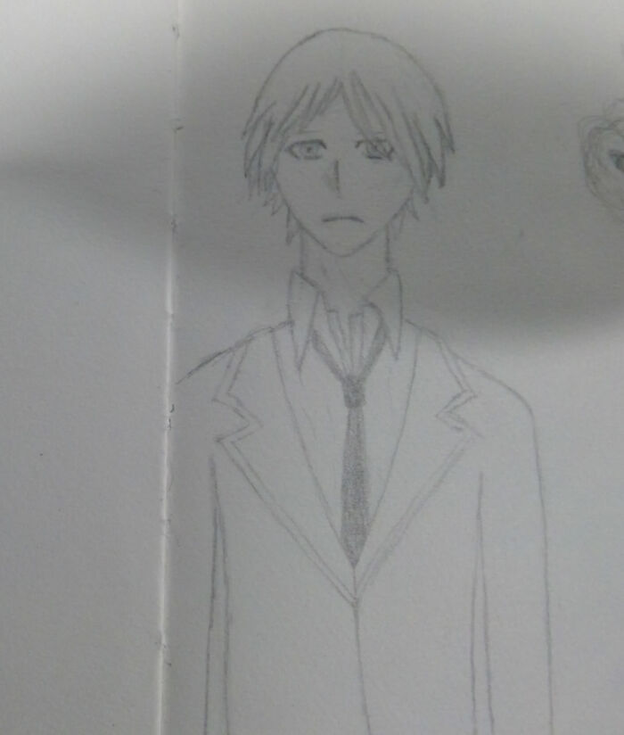 Ayanokoji From Classroom Of The Elite (I Drew The Neck Way Too Long 😭)