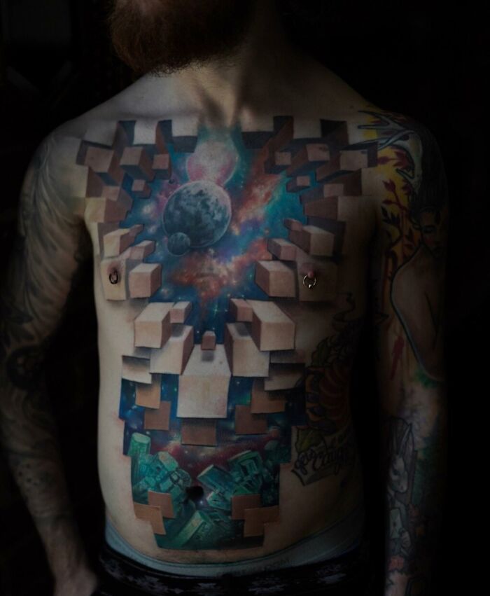 Step Into Another Dimension: Jesse Rix's Mind-Blowing 3D Tattoos Will Leave You Speechless (New Pics)