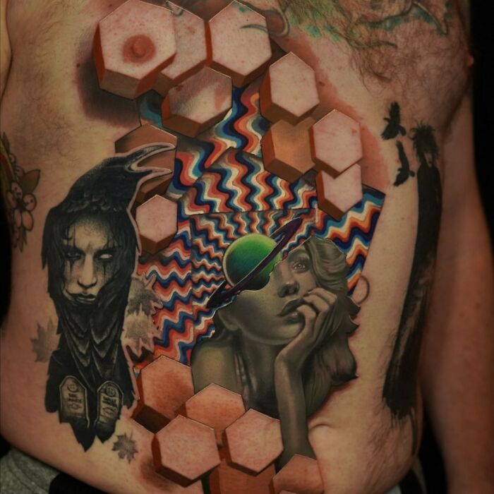 Step Into Another Dimension: Jesse Rix's Mind-Blowing 3D Tattoos Will Leave You Speechless (New Pics)