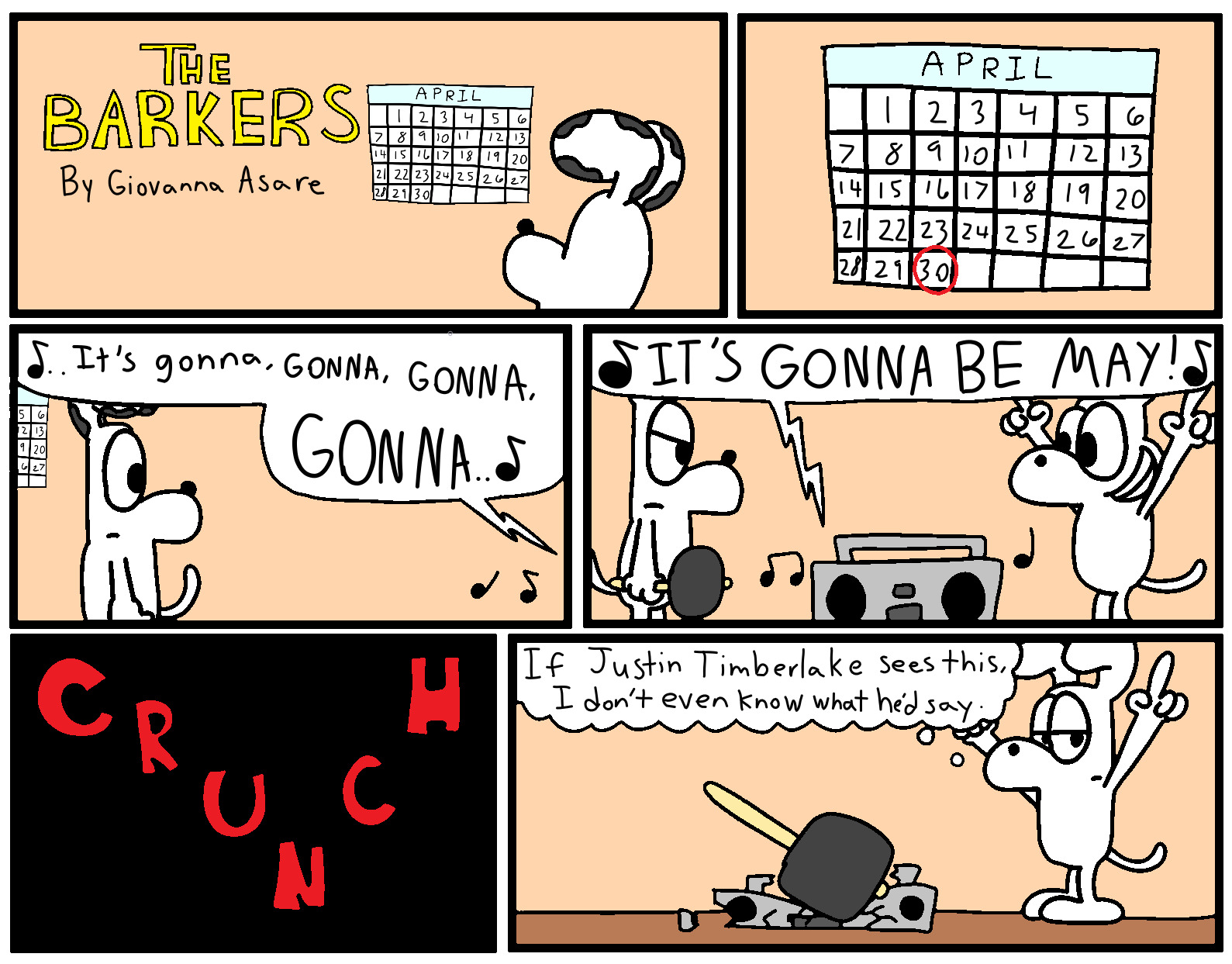 “The Barkers” Comic Strip For April 30 And May 1