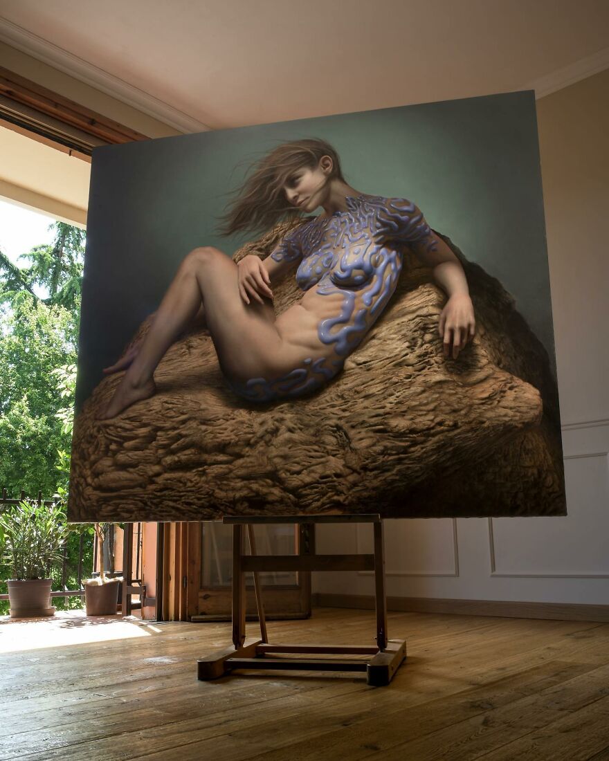 Unveiling Marco Grassi's Astonishing Realistic Paintings: A Fusion Of Hyperrealism And Surrealism (New Pics)