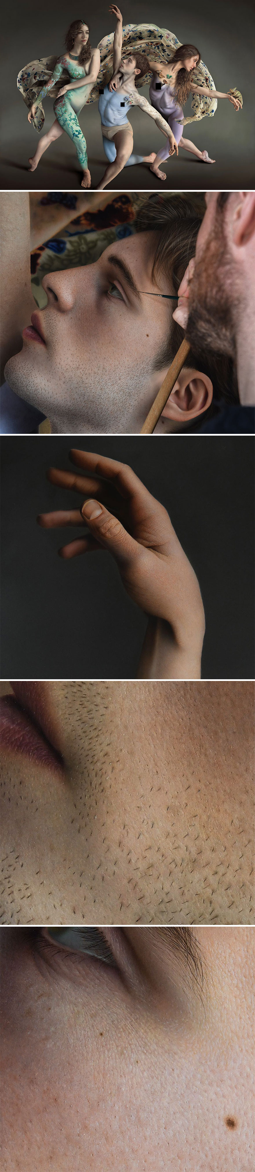 Unveiling Marco Grassi's Astonishing Realistic Paintings: A Fusion Of Hyperrealism And Surrealism (New Pics)
