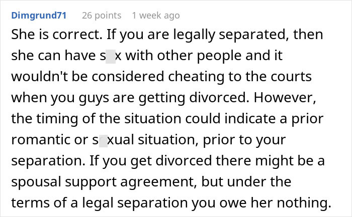 Woman Leaves Husband For Another Man, Is Shocked When He Stops Paying Spousal Support Woman Leaves Husband For Another Man, Is Shocked When He Stops Paying Spousal Support