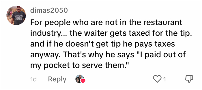 "You're Making Us Pay Out Of Pocket To Serve You": Tip Outrage Makes Server Go Viral
