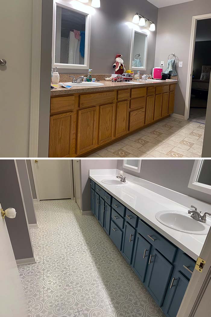 My $150 DIY Bathroom Makeover