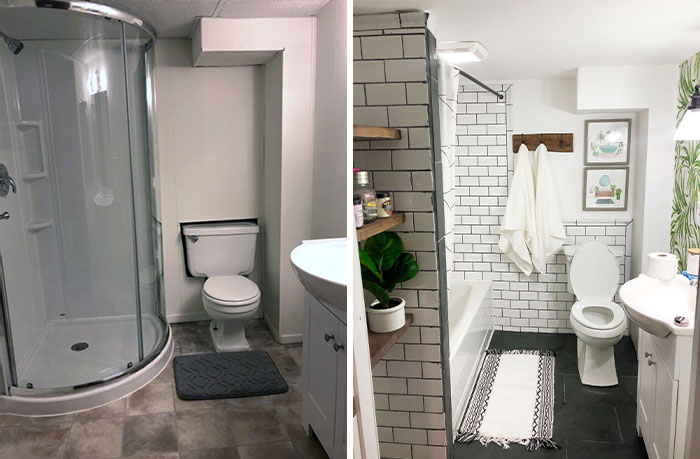 Not Totally Complete Yet, But I’m So Happy With How Our Bathroom Renovation Is Turning Out! I’m No Design Expert, But It Definitely Is Fun