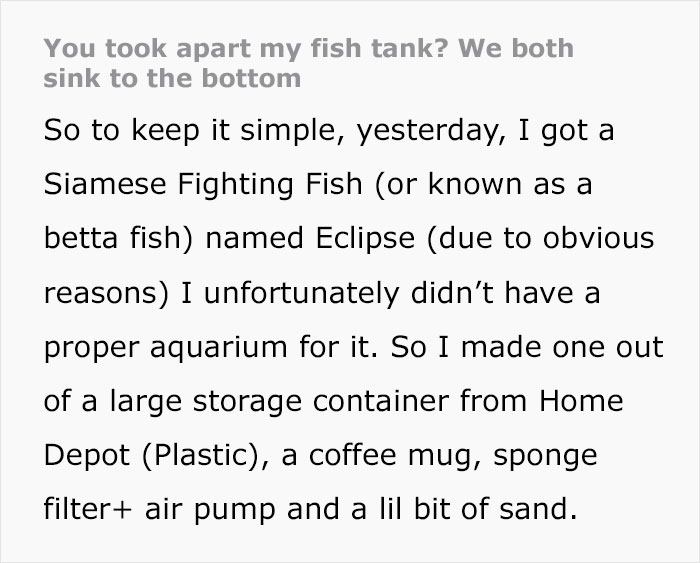 “They Swim And Die”: Aunt Refuses To Apologize For Ending Fish’s Life, Screams When Karma Hits “They Swim And Die”: Aunt Refuses To Apologize For Ending Fish’s Life, Screams When Karma Hits