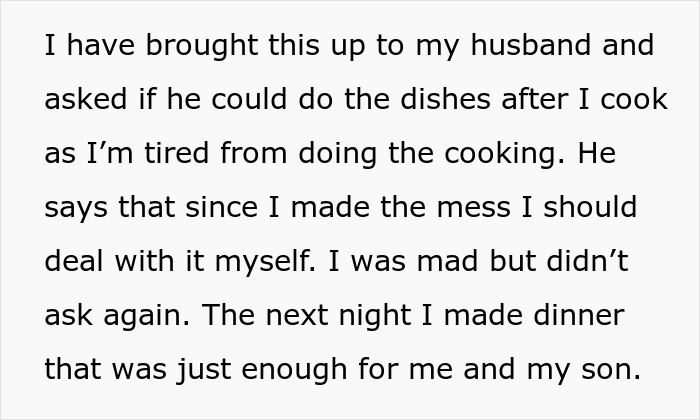 Hubby Claims Dishes Are Wife's Mess After Cooking, Ends Up Having No Dinner The Next Day Hubby Claims Dishes Are Wife's Mess After Cooking, Ends Up Having No Dinner The Next Day
